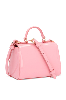 Patent Leather Top Handle Bag